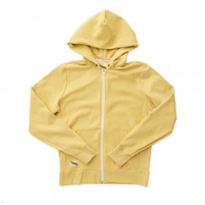 Yellow Tracksmith Trackhouse Zip Men's Sweatshirt Australia | KEMJ-30847