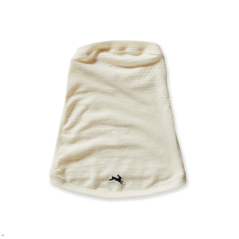 Beige Tracksmith Brighton Neck Warmer Australia | HADJ-04285