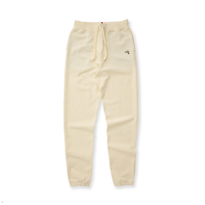 Beige Tracksmith Trackhouse Men\'s Sweatpants Australia | LIOD-43597