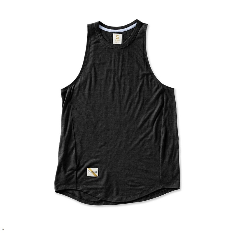 Black Tracksmith Harrier Women\'s Tank Australia | YSIX-03825