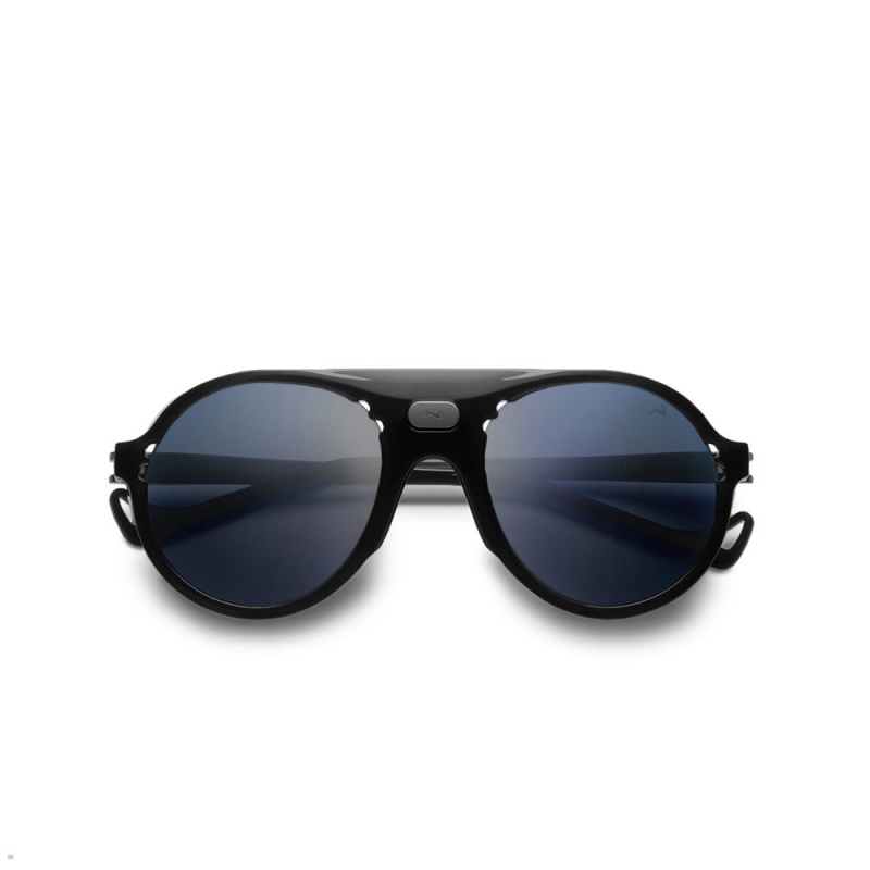 Black Tracksmith Kazu Tourer Sunglasses Australia | ENMD-15047