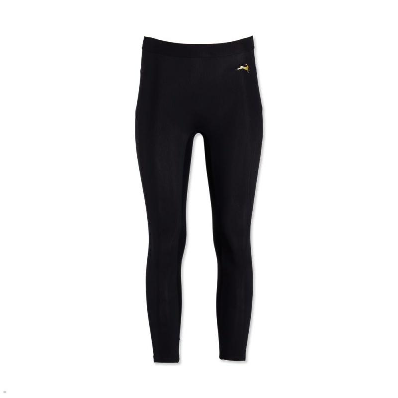 Black Tracksmith Turnover Crop Women\'s Tights Australia | SOEQ-36974