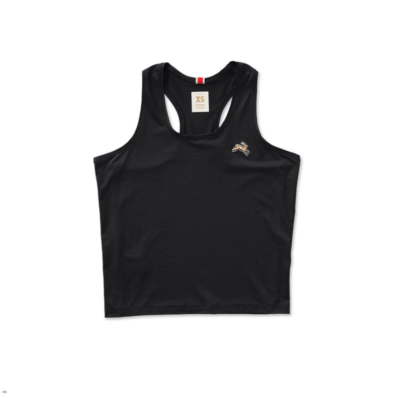 Black Tracksmith Twilight Crop Women\'s Tank Australia | LFGP-52738