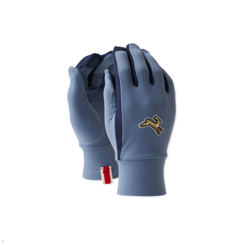 Blue Navy Tracksmith Inverno Gloves Australia | DSYW-62019