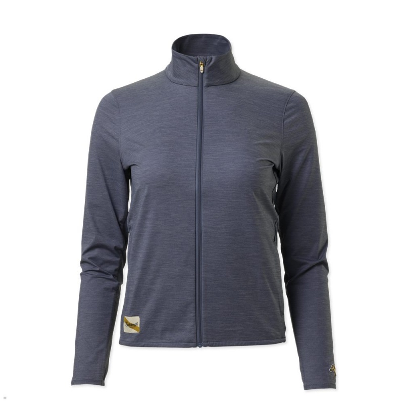 Blue Tracksmith Session Women\'s Jacket Australia | VQAI-91586