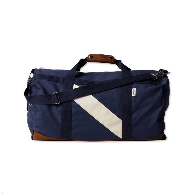 Blue Tracksmith Weekend Duffel Bags Australia | RAJZ-20186