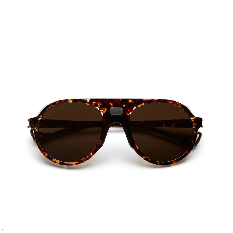 Brown Tracksmith Kazu Tourer Sunglasses Australia | LBET-16420