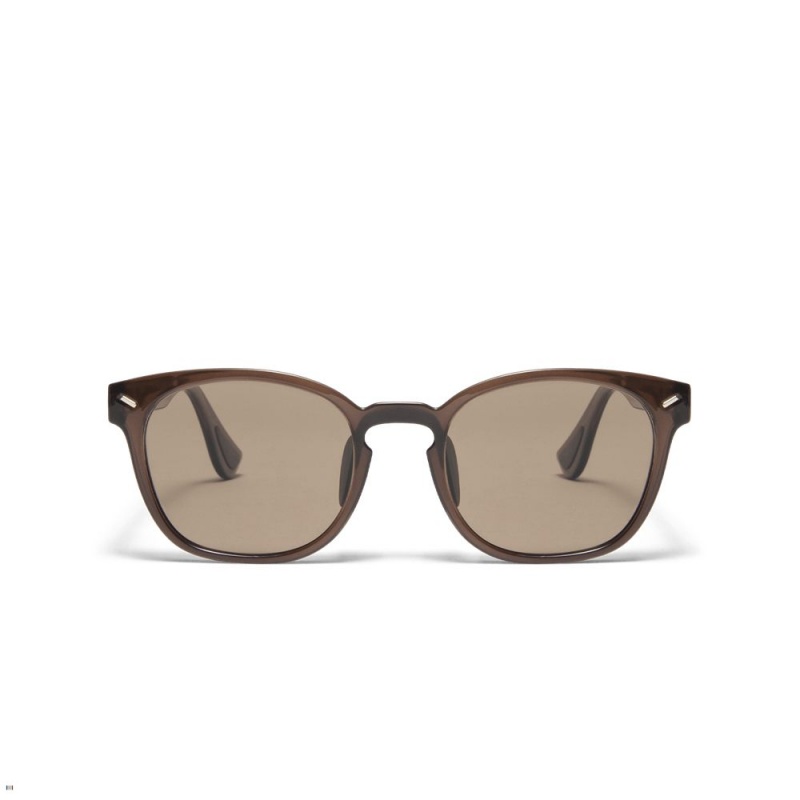 Brown Tracksmith The Charles Sunglasses Australia | KHYA-57624