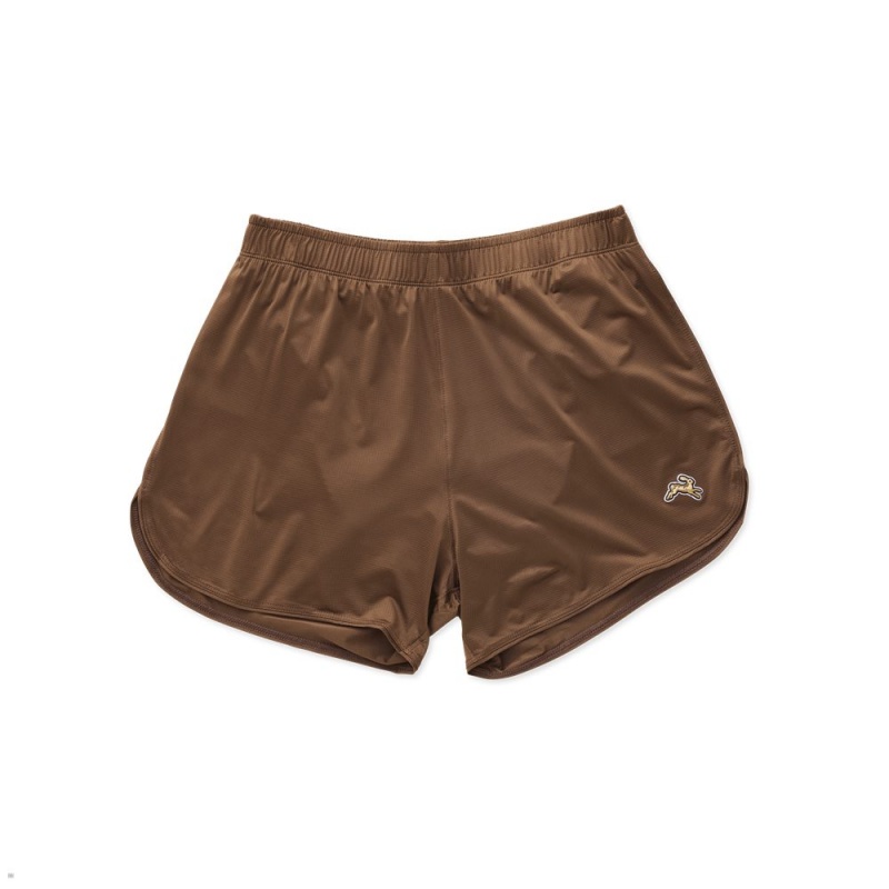 Brown Tracksmith Twilight Women\'s Shorts Australia | UBAH-60432