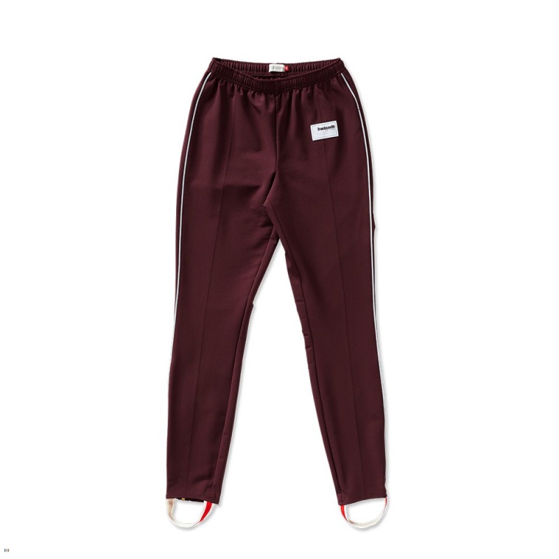 Burgundy Tracksmith Bislett Women\'s Pants Australia | BQLI-68719