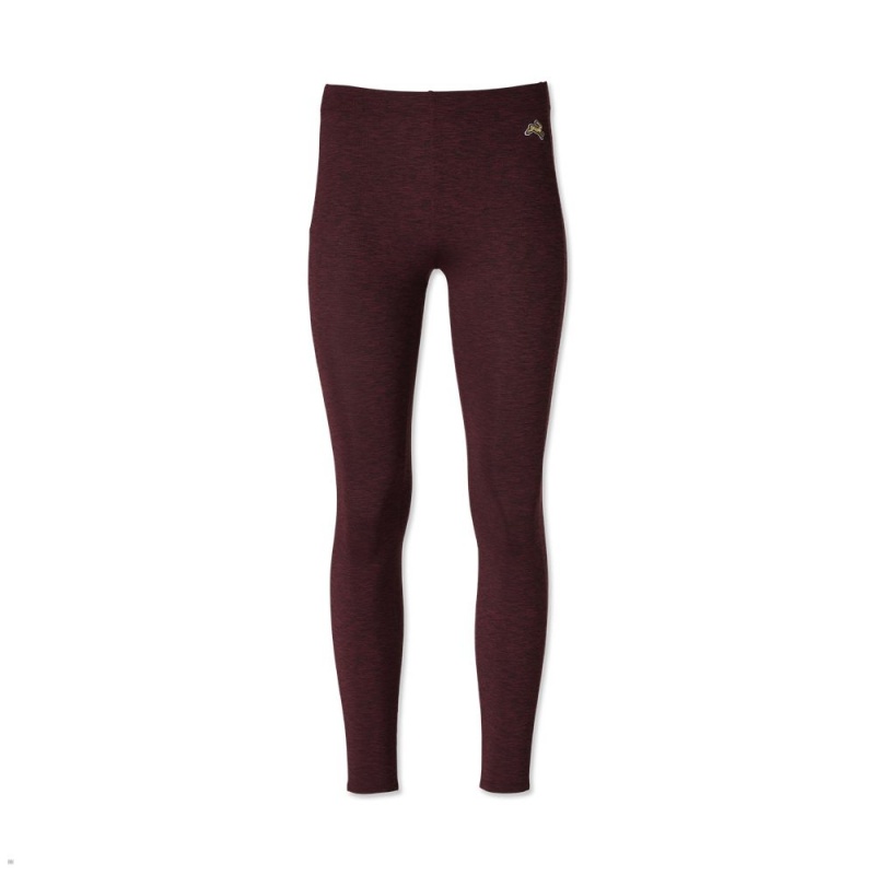 Burgundy Tracksmith Session Women\'s Tights Australia | IGJB-84913