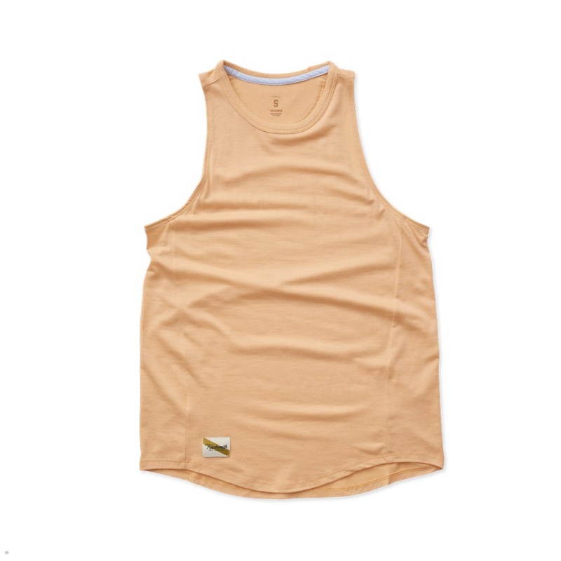 Coral Tracksmith Harrier Women\'s Tank Australia | IFHG-06981