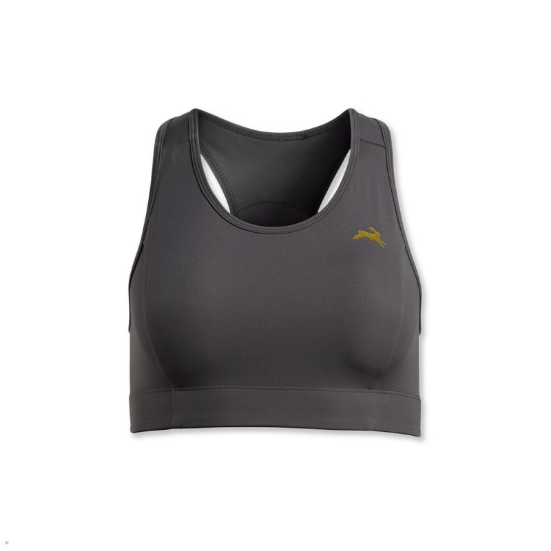 Dark Grey Tracksmith Allston Women\'s Bra Australia | XFDT-81357