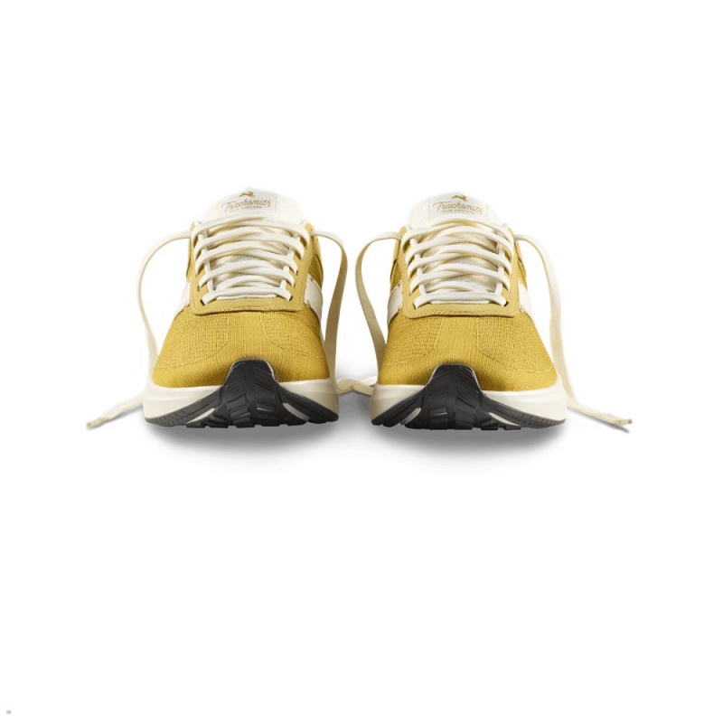 Gold White Tracksmith Eliot Runner Women's Shoes Australia | ZCAR-90823