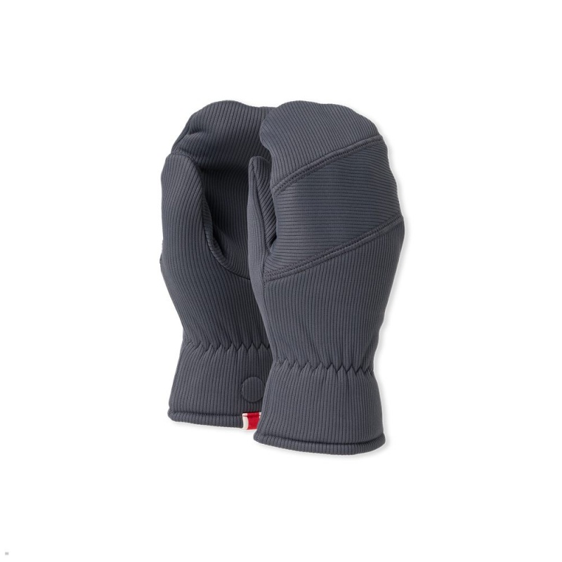 Grey Tracksmith Fens Mittens Gloves Australia | KYZN-28769