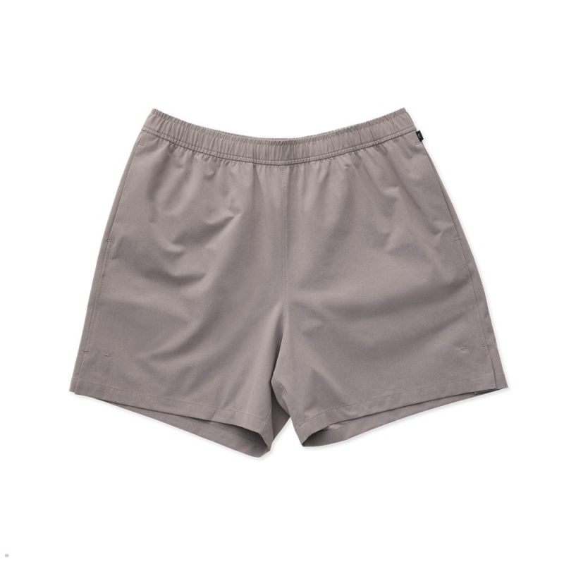 Grey Tracksmith Rapid Transit Men\'s Shorts Australia | TCSB-72309