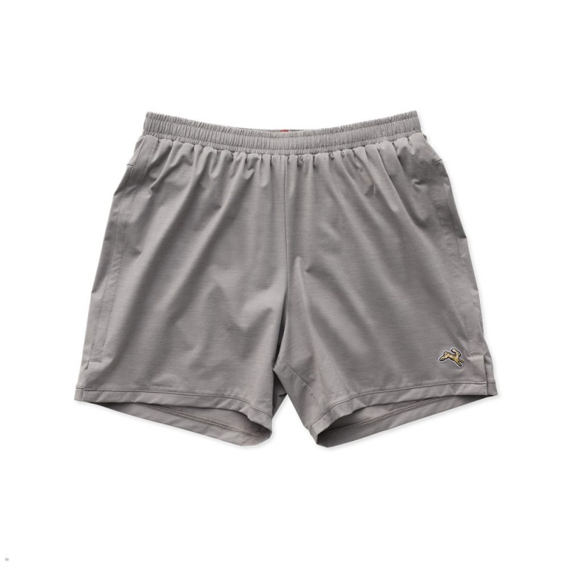 Grey Tracksmith Session Men\'s Shorts Australia | SVXP-19263