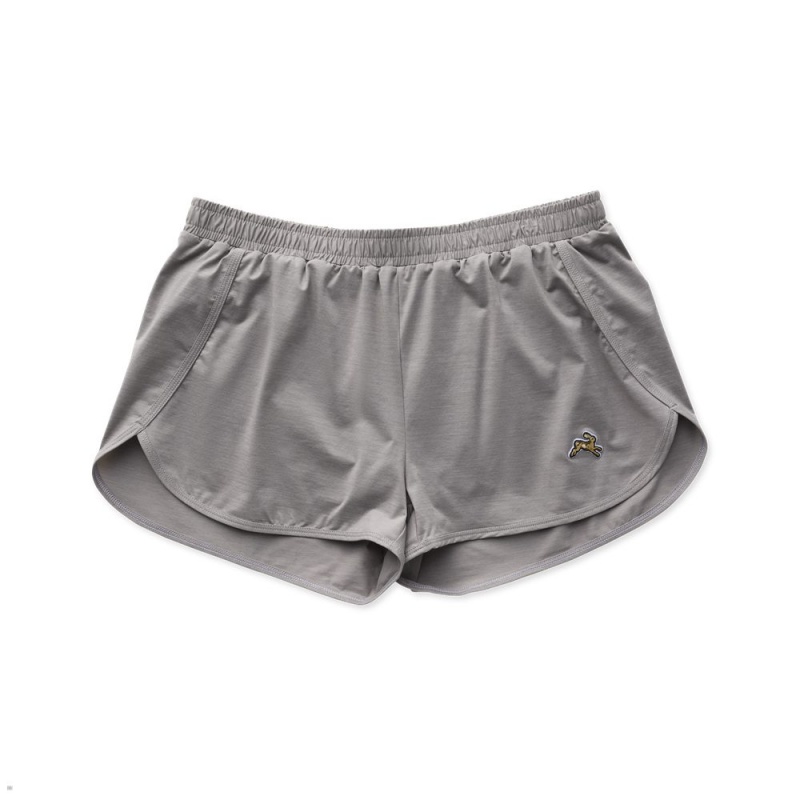 Grey Tracksmith Session Women\'s Shorts Australia | UMGZ-95274