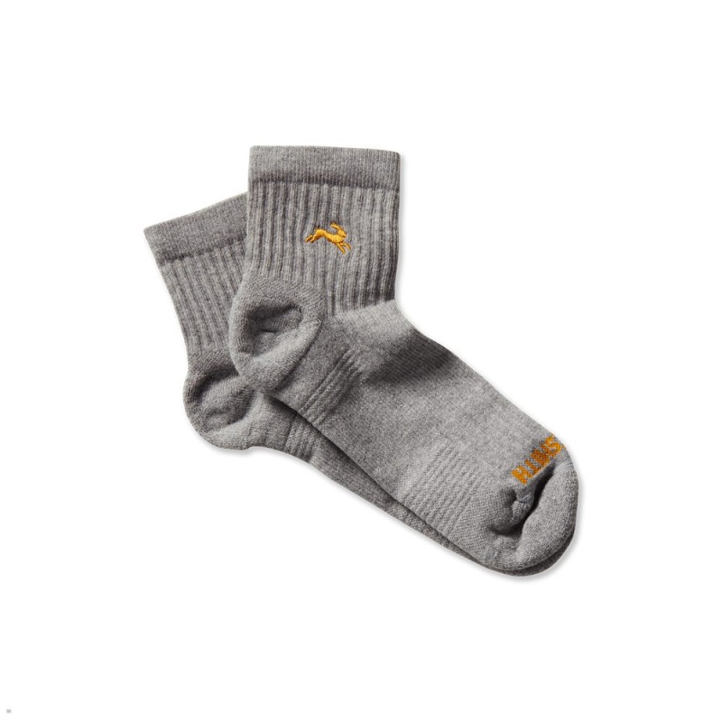 Grey Tracksmith Trackhouse Crew Sock Australia | XGZL-17854