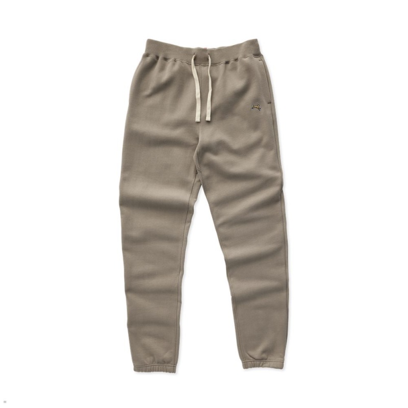 Khaki Tracksmith Trackhouse Men\'s Sweatpants Australia | CEHQ-30158