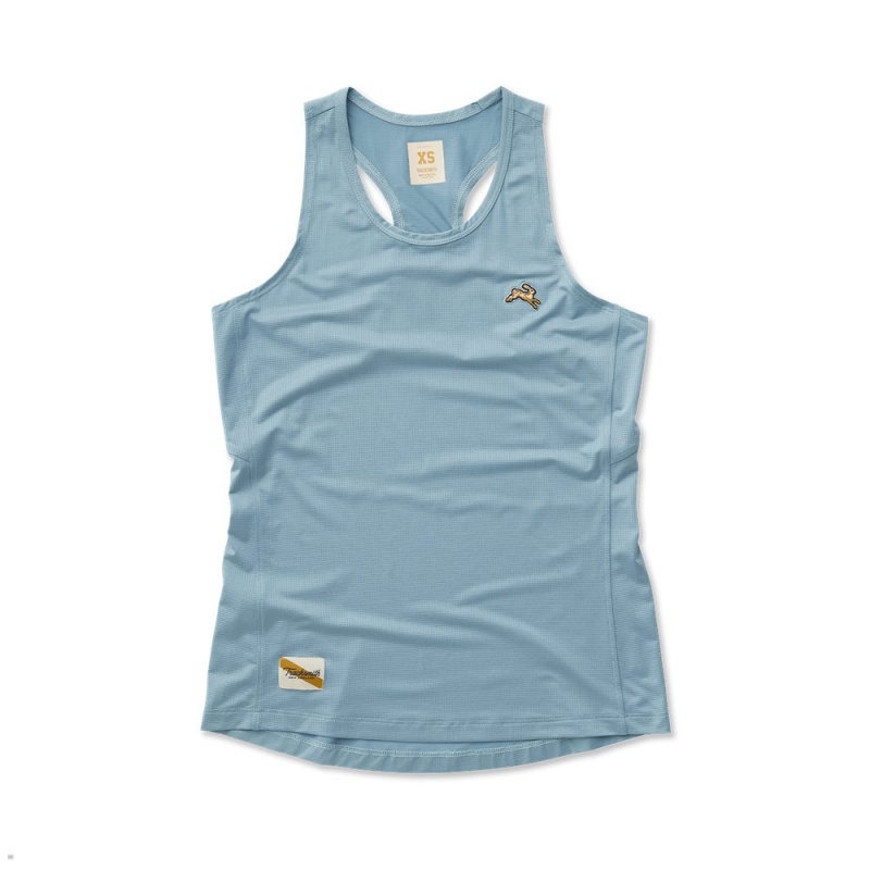 Light Blue Tracksmith Twilight Women\'s Tank Australia | DVRY-26904