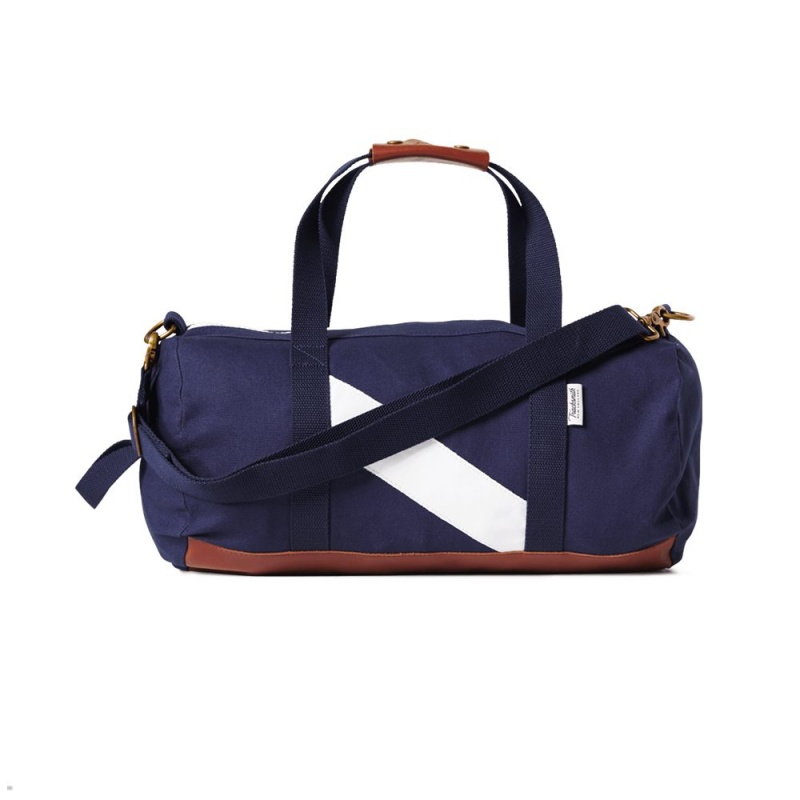 Navy Tracksmith Club Duffel Bags Australia | JHSC-13025