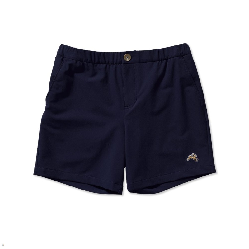 Navy Tracksmith Falmouth Men\'s Shorts Australia | QTLJ-69183