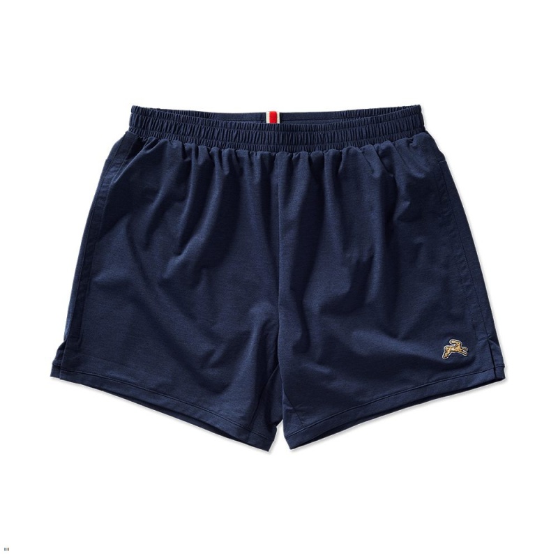 Navy Tracksmith Session Men\'s Shorts Australia | MOSL-40398