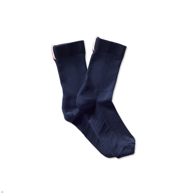 Navy Tracksmith Speed Crew Sock Australia | YXZD-58401