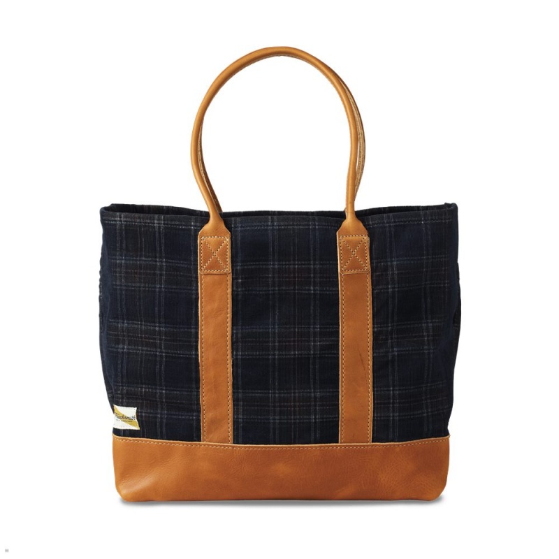 Navy Tracksmith Tote Bags Australia | QYGP-01392