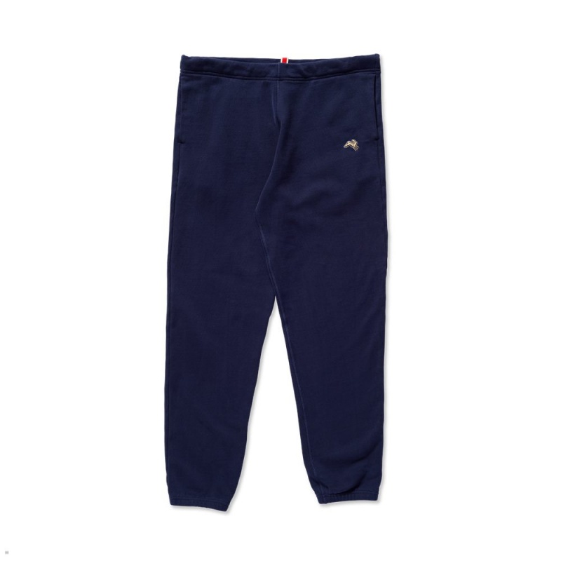 Navy Tracksmith Trackhouse Women\'s Sweatpants Australia | KFHW-36759