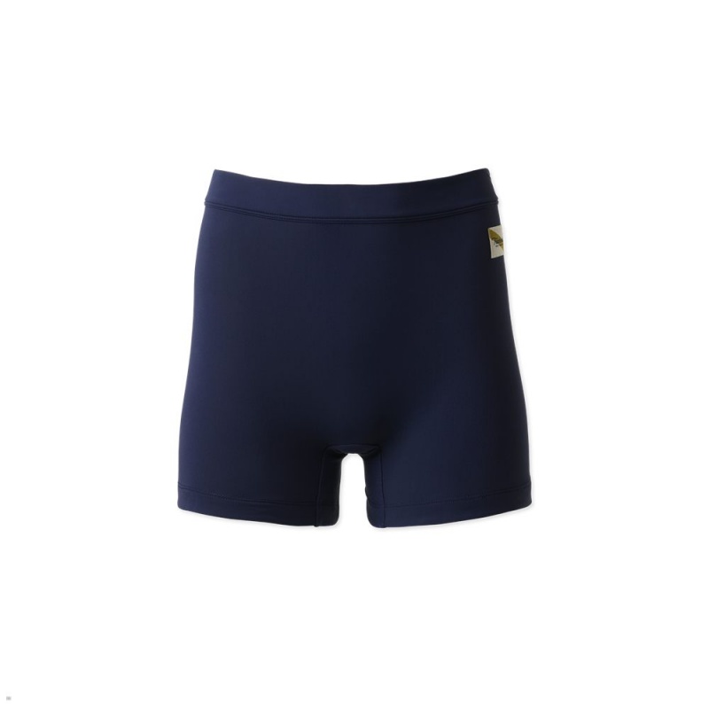 Navy Tracksmith Turnover Short Women\'s Tights Australia | BSJN-30248