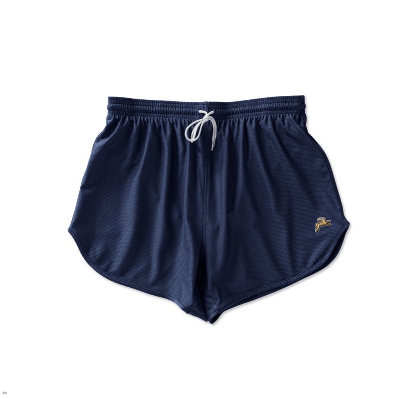 Navy Tracksmith Van Cortlandt Grand Women\'s Shorts Australia | DNBA-62954