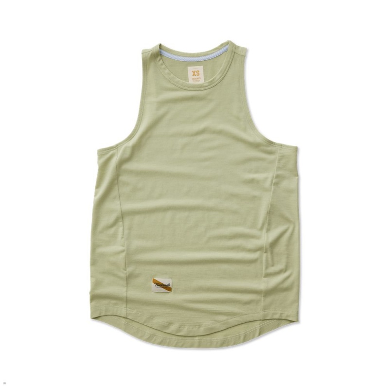 Olive Tracksmith Harrier Women\'s Tank Australia | CGKF-31746