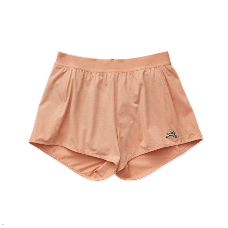 Orange Tracksmith Session Speed Women\'s Shorts Australia | FTLX-08364