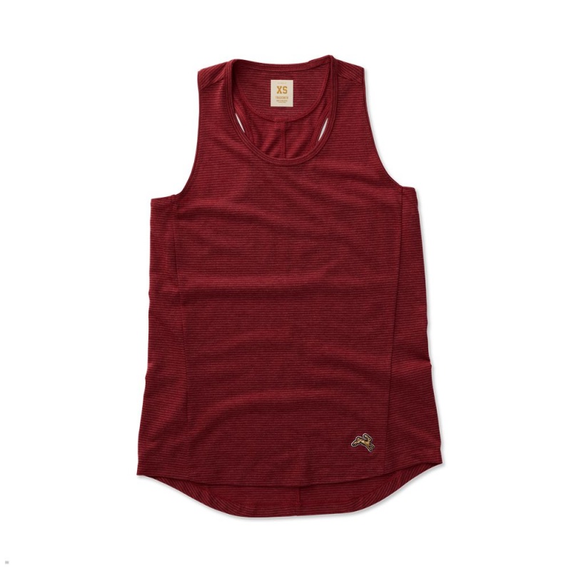 Red Tracksmith Horizon Women\'s Tank Australia | ZEKT-73890