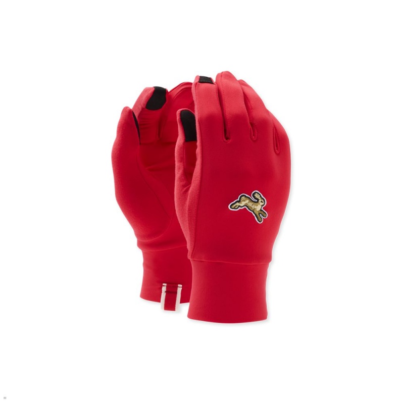 Red Tracksmith Inverno Gloves Australia | DEHC-64903