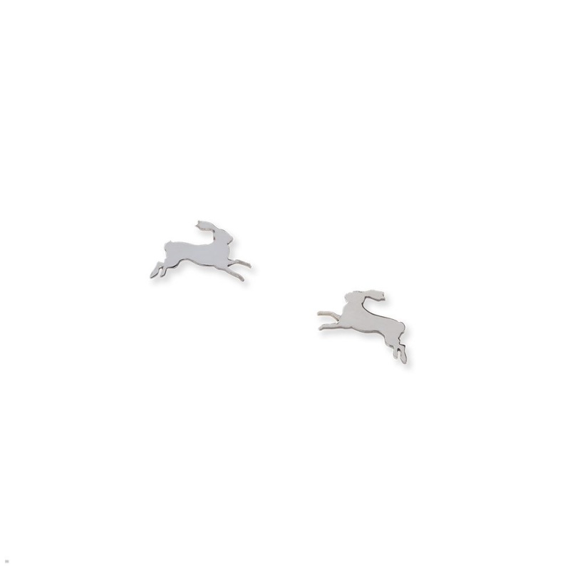 Silver Tracksmith Eliot Earrings Jewelry Australia | ZIXA-71384