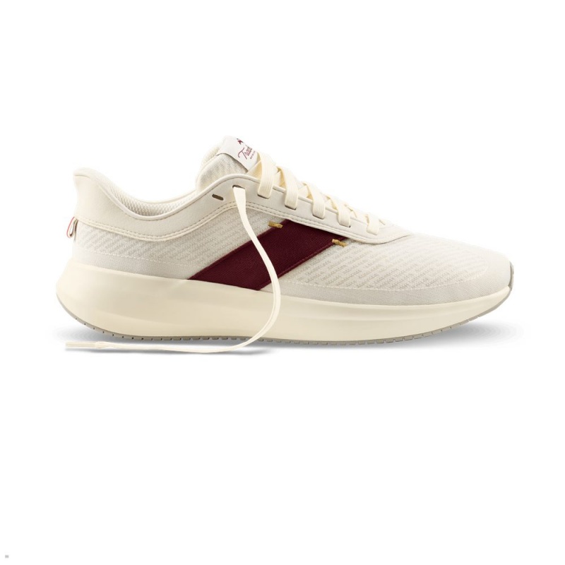 White Burgundy Tracksmith Eliot Runner Men's Shoes Australia | PLVI-76253