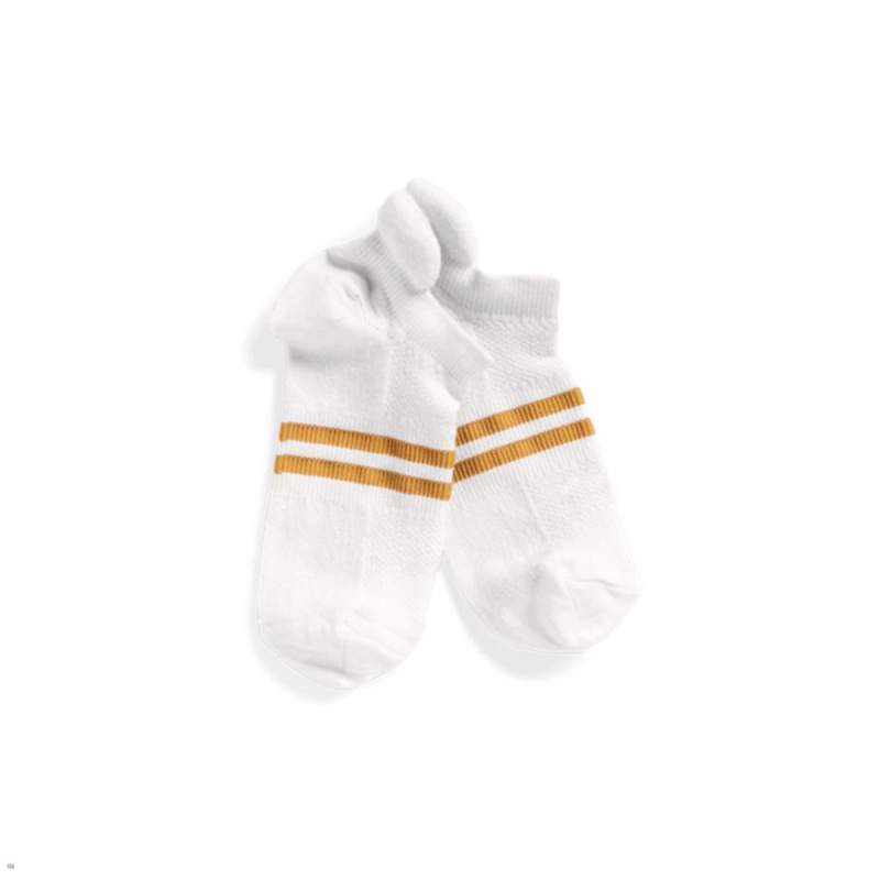 White Gold Tracksmith Merino No Show Sock Australia | CSVK-06732