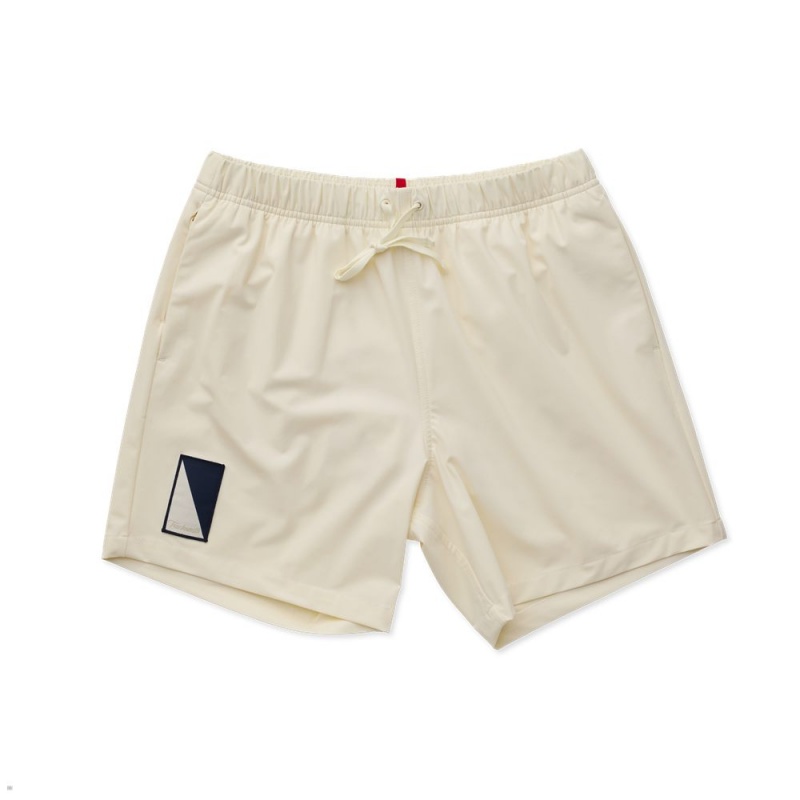 White Navy Tracksmith Run Cannonball Run Men\'s Shorts Australia | KWHD-35260