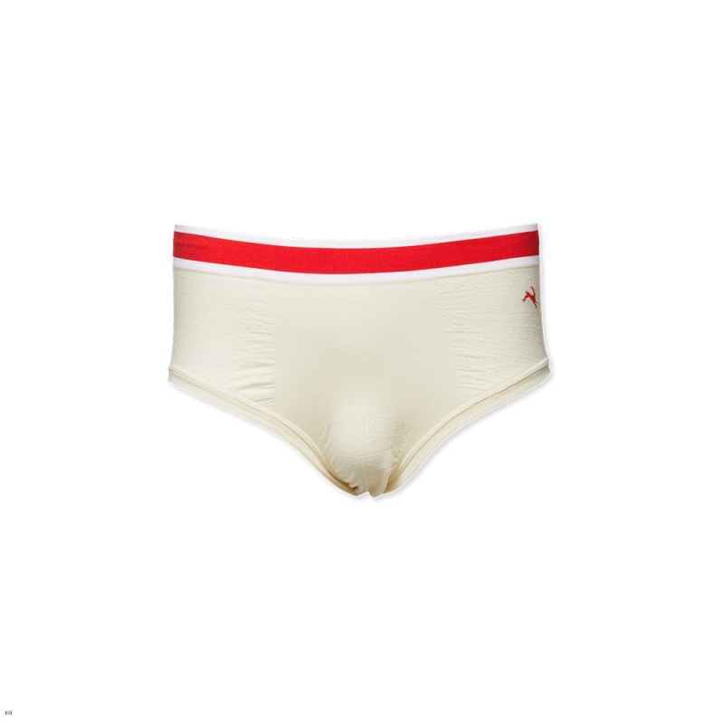 White Tracksmith Brighton Briefs Men\'s Underwear Australia | EHTK-26754