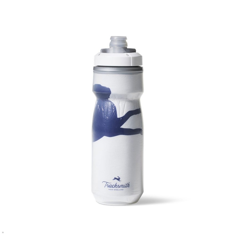 White Tracksmith Insulated Water Bottle Other Accessories Australia | NUFI-50236