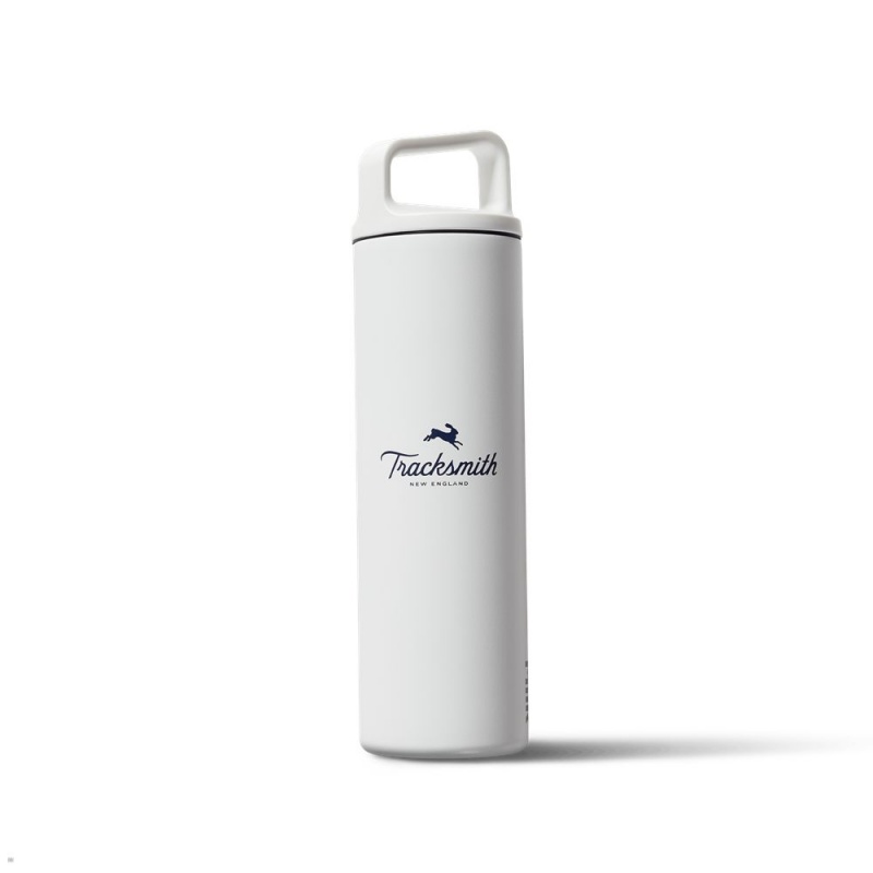 White Tracksmith Stainless Steel Bottle Other Accessories Australia | JRTI-71563