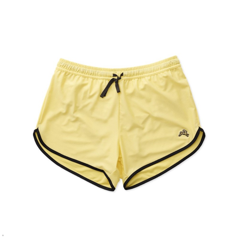 Yellow Tracksmith Van Cortlandt Men\'s Shorts Australia | PGUC-69758